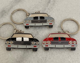 Chevrolet Chevelle SS Metal Car Keyrings