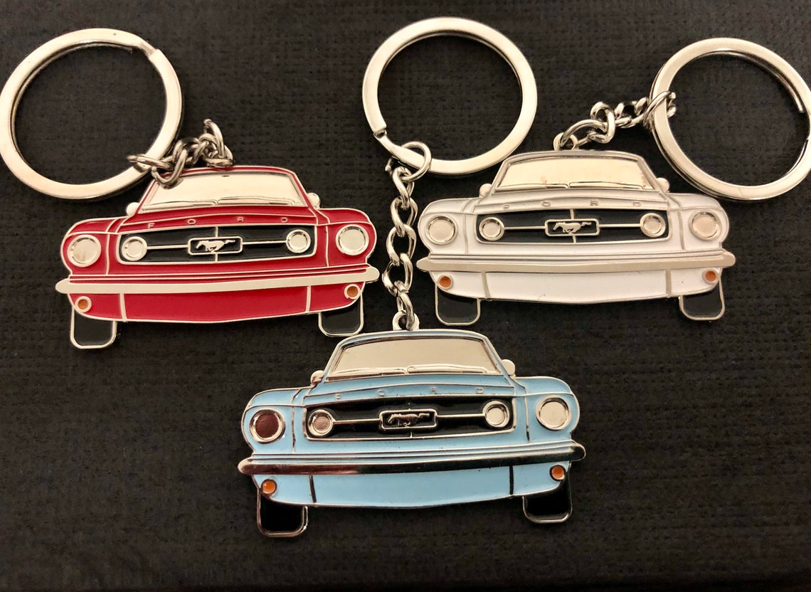 Ford Mustang 1965 Metal Keyrings/Car Keyrings/ Custom Keychain Etsy