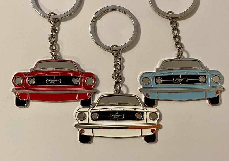 Ford Mustang 1965 Metal Keyrings/Car Keyrings/ Custom Keychain Etsy