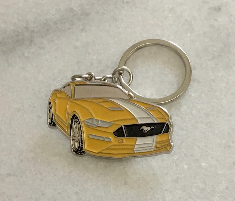 Ford Mustang Gt S550 Keychain | Modern Muscle Car Accessory | Racing ...