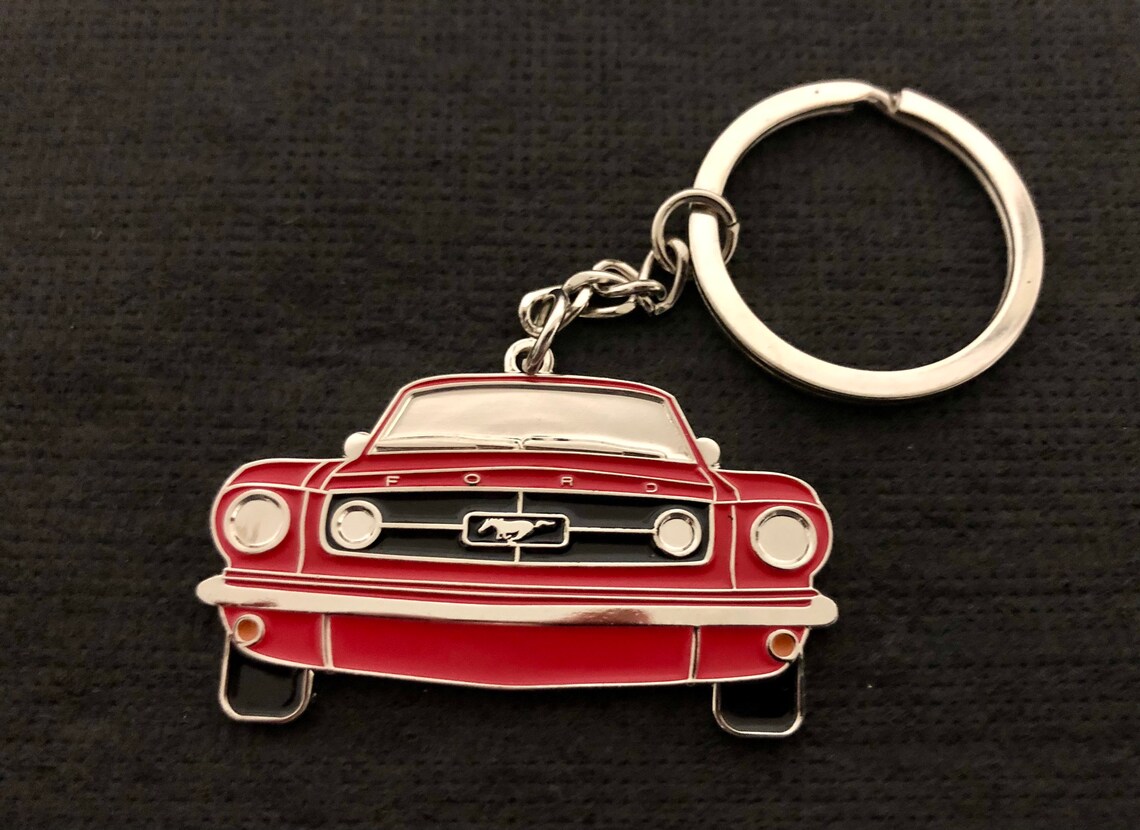 Ford Mustang 1965 Metal Keyrings/Car Keyrings/ Custom Keychain Etsy
