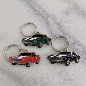 1969 Chevrolet Camaro RS Keyring – Classic American Muscle Car Collectible