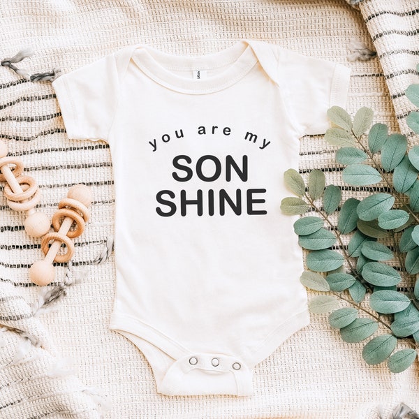 You Are My Son Shine, Baby outfit, Baby One piece, Coming home out fit, Baby sunshine, Pregnancy Announcement, Baby Announcement, Son