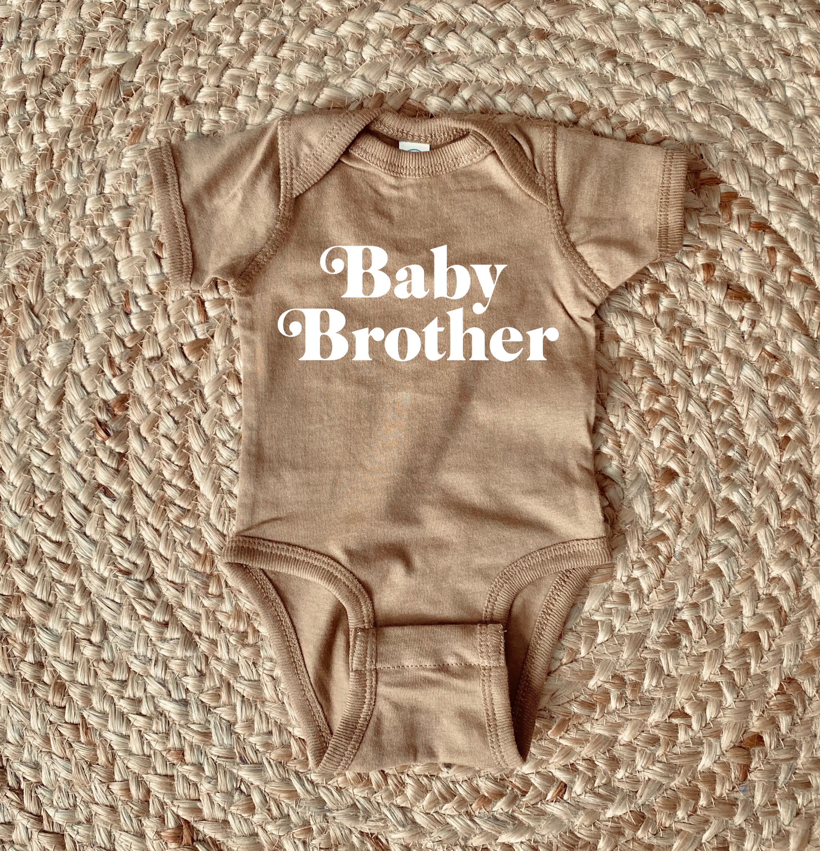 Little Bro bodysuit or shirt baby kids short or long sleeve baby announcement onsie little brother baby brother daily threads