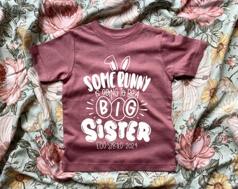 Big Sister Easter Shirt, Easter Shirt, Big Sister, Big Sister t-shirt, Big Sis, Big Sister tee shirt, big sister tshirt, baby announcement