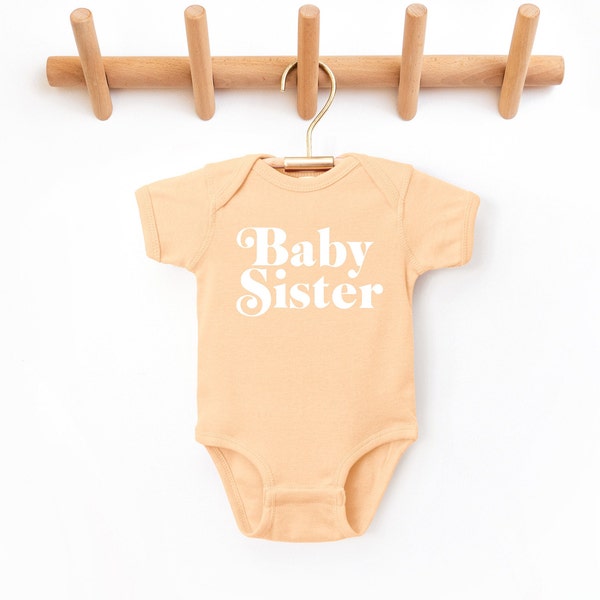 Baby Sister Bodysuit, Bodysuit, Baby Sister, Baby One piece, Coming home out fit, Baby, Pregnancy Announcement, Baby Announcement