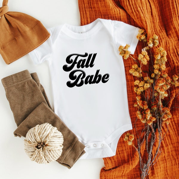 Fall Babe Bodysuit, Bodysuit, Baby outfit, Baby One piece, Coming home out fit, Baby, Pregnancy Announcement, Baby Announcement