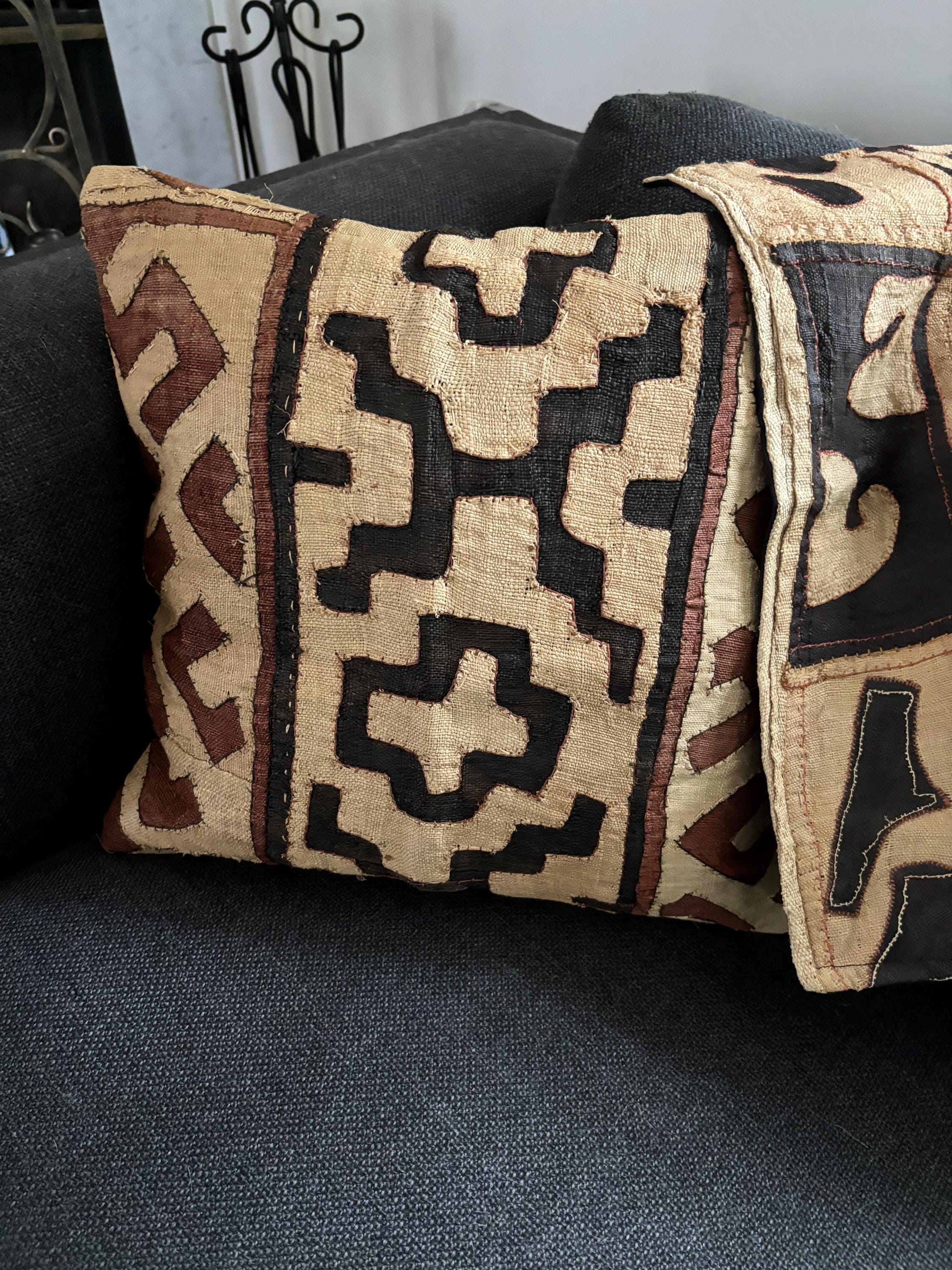Kuba Cloth Pillow - Etsy