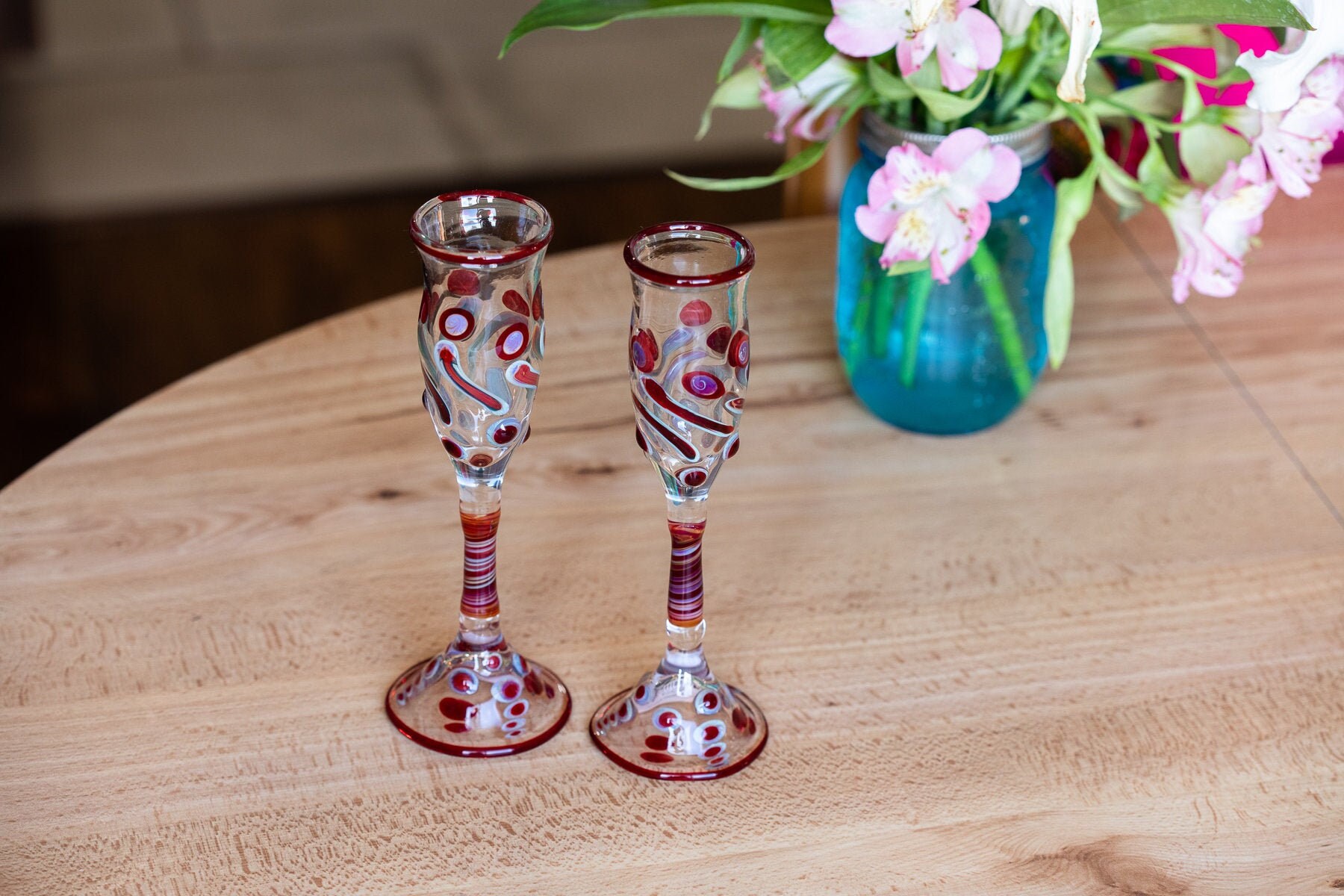 Petit Ensemble de Verre Vin Rouge