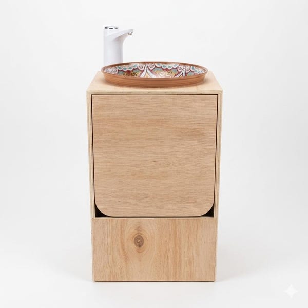 Glamping camping wash sink kitchen pod portable tap unit