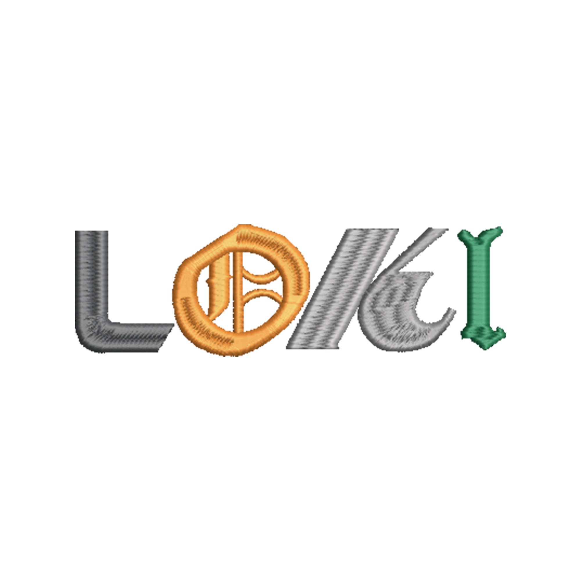 Loki, God of Mischief Machine Embroidery Design. Multiple Sizes