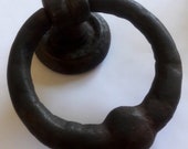 Antique (Georgian Era) Cast Iron Door Knocker -(5 quot x 5 quot ) 1kg