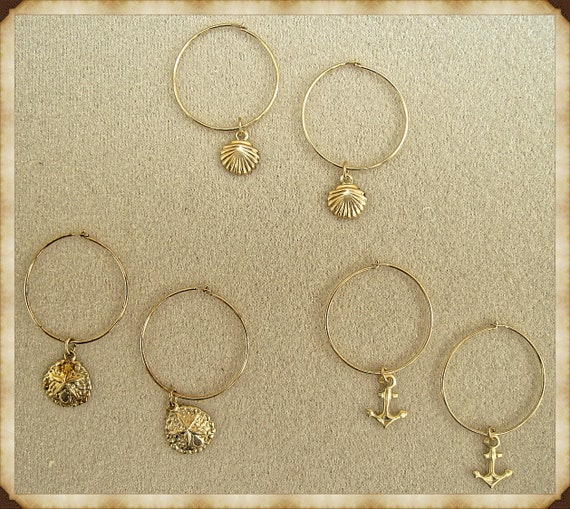 Last set oF 3 pairs of Gold Filled Earring Hoops … - image 4