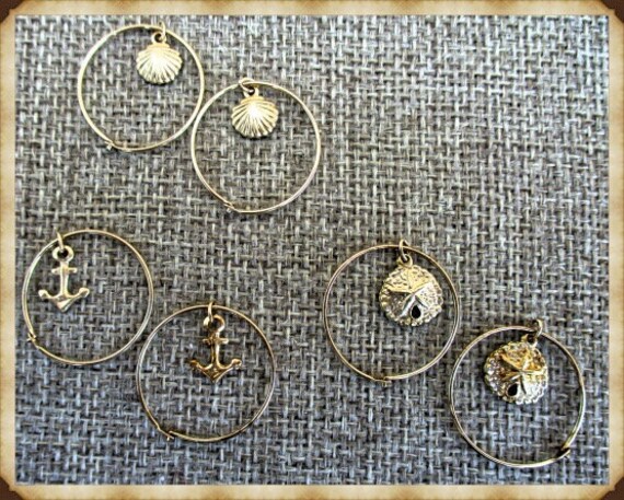 Last set oF 3 pairs of Gold Filled Earring Hoops … - image 1
