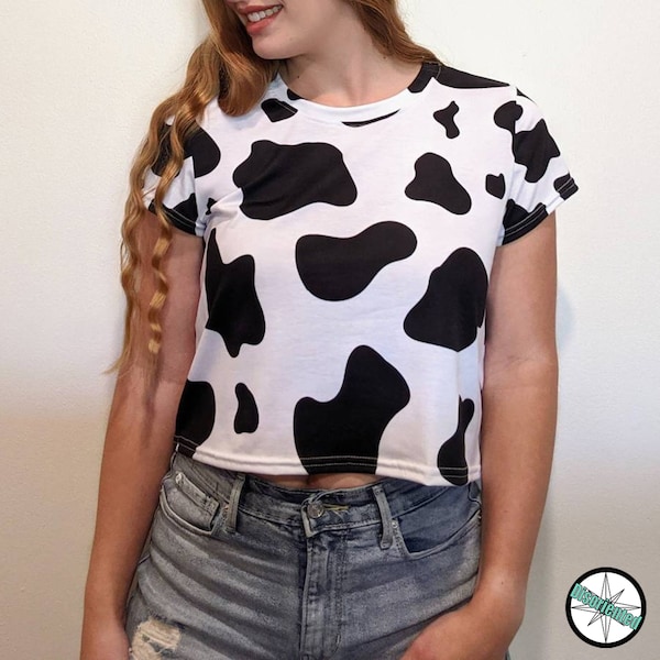 Cow Print Clothing - Etsy