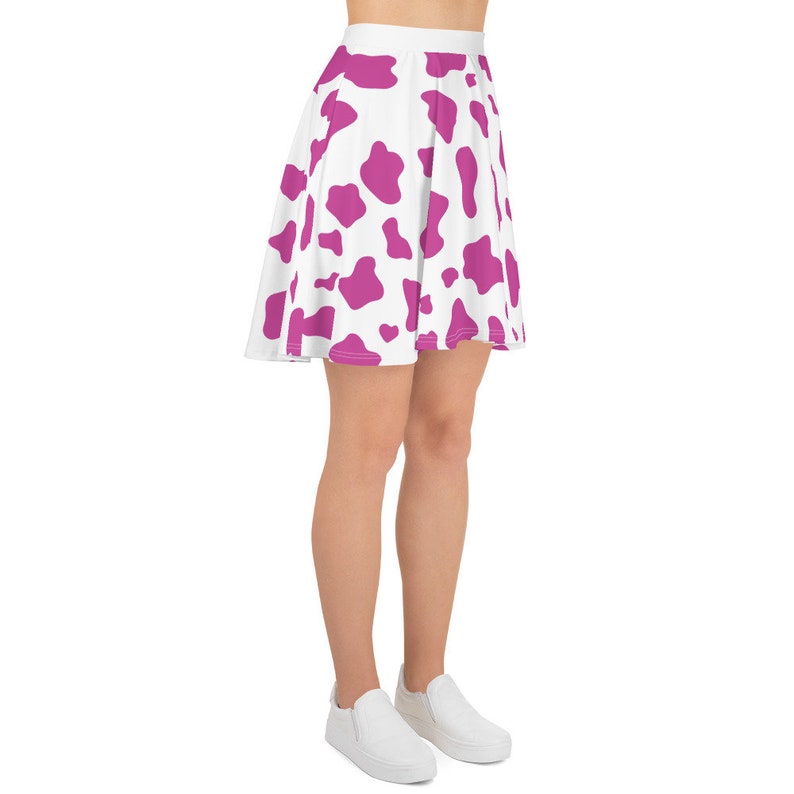 Pink Cow Print Skater Skirt Halloween Costume Idea Etsy