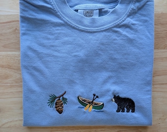 Embroidered Northern Life Comfort Colors® Cotton T-Shirt