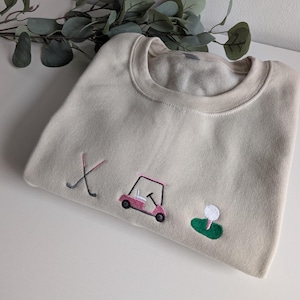 Golf Girlie Sweatshirt, Golf Crewneck