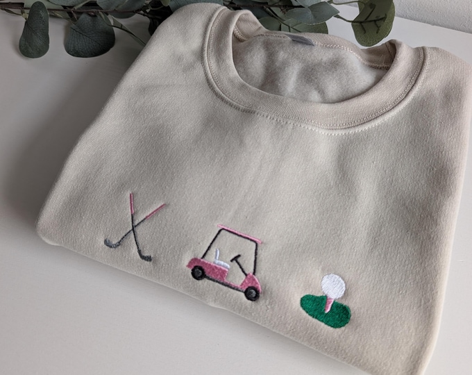 Golf Girlie Sweatshirt, Golf Crewneck