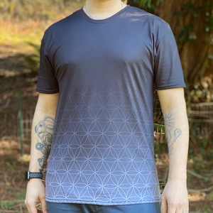 Fading Flower of Life - Sacred Geometry Shirt for Men
