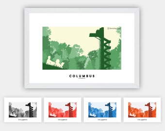movie posters alternative Columbus (2017) Movie Poster: High Quality, Unique, Modern, Alternative, and Minimalist Film Art