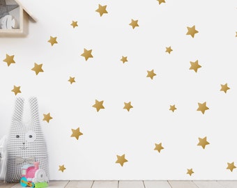 Star wall Decals, Mixed size Stars