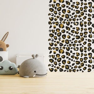 Leopard Spots Wall Decals, 300 spots / pack, Animal print wall stickers, Nursery wall sticker, Wall Decal