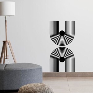 MAY SALES! Geometric elements, circles, Abstract, Wall decals, Living room decor,  Bedroom Wall Decal,Wall sticker
