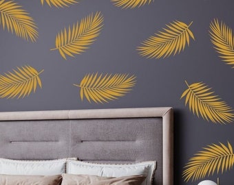 FLASH SALES WEEKEND! Palm Leaf, Large leaves, Wall decals, Living room decor,  Bedroom Wall Decal,Wall sticker