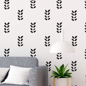 MARCH SALES! Leaves Wall Decal, leaves wall decor, Office decor, Home decor, Wall Decal, Nursery wall sticker