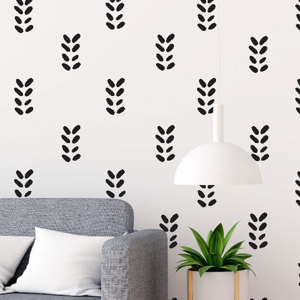 Leaves Wall Decal, leaves wall decor, Office decor, Home decor, Wall Decal, Nursery wall sticker