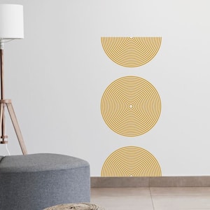 APRIL SALES! Boho circles, Abstract geometric elements, Wall decals, Living room decor,  Bedroom Wall Decal,Wall sticker