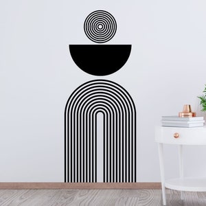 MAY SALES! Abstract Wall decals, Geometric elements, circles,  Living room decor,  Bedroom Wall Decal,Wall sticker