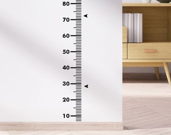 MAY SALES! Height Chart Wall Decal, Growth Chart, Customizable wall decal, wall sticker