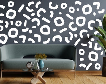 FLASH SALES WEEKEND! Large Geometric elements, 15 decals /pack, Wall decals,