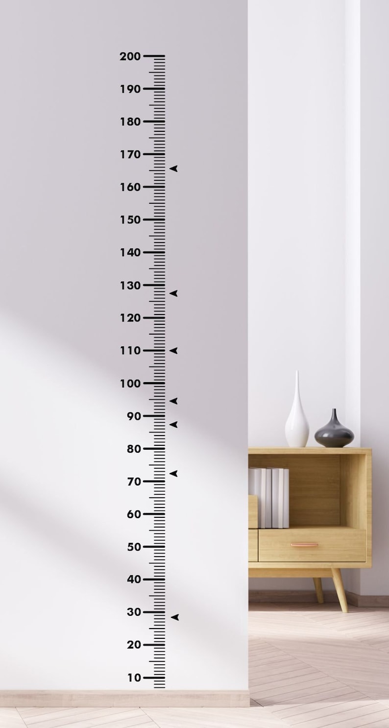 Customizable Height Chart Wall Decal: Growth Tracker - Etsy