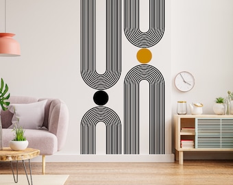 Large Boho arches, Wall decals, Living room decor,  Bedroom, Office Wall Decal, Wall sticker