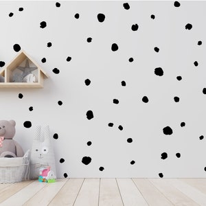 MARCH SALES! Dalmatian Spots Wall Decals, Polka dot wall stickers, Dalmatian sticker,  Wall Decal, Nursery wall sticker,  Wall Decal