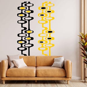 Abstract patterns, Retro decal,