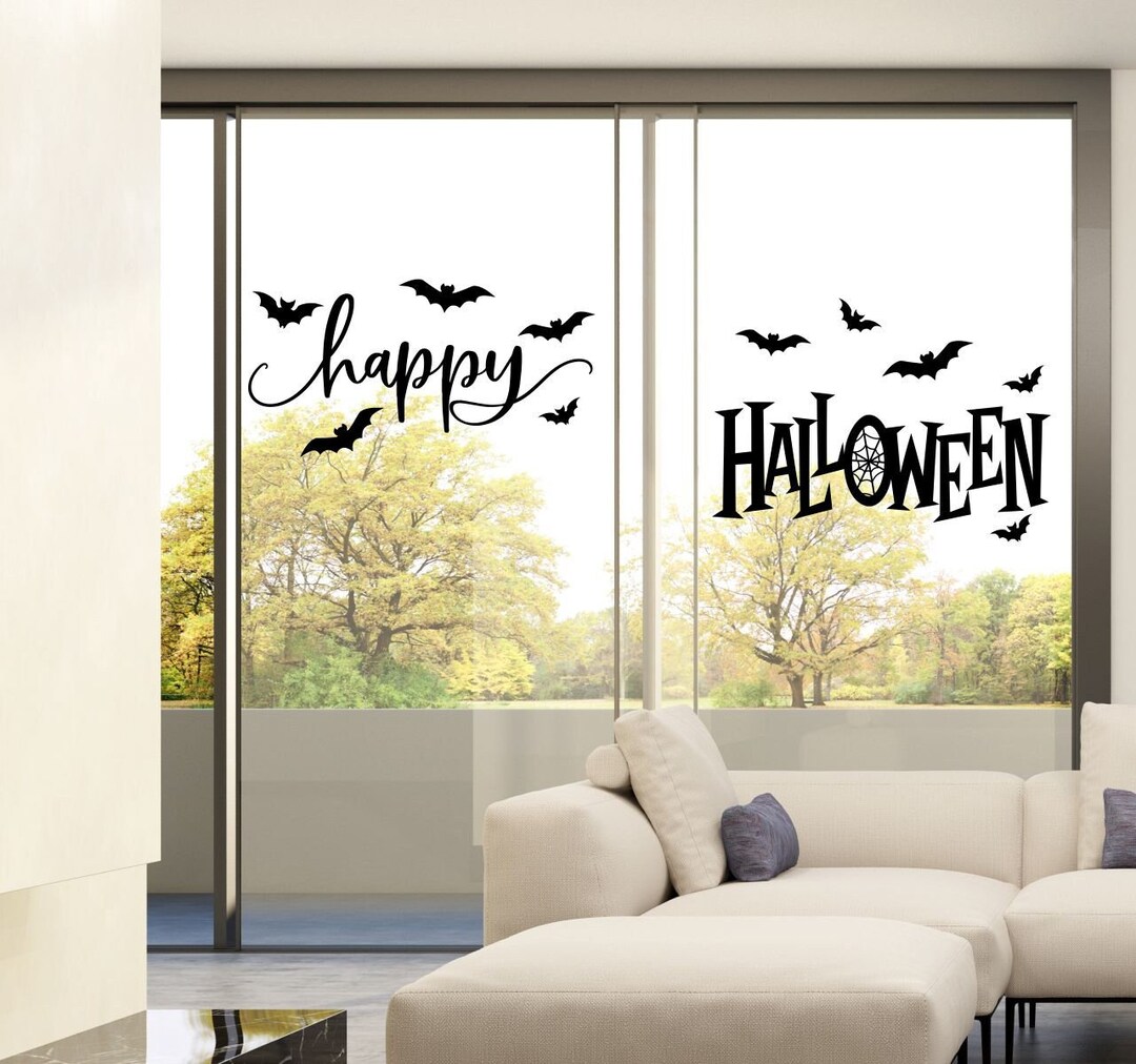 Happy Halloween Decal 14 Stickers/ Pack Wall Stickers Etsy