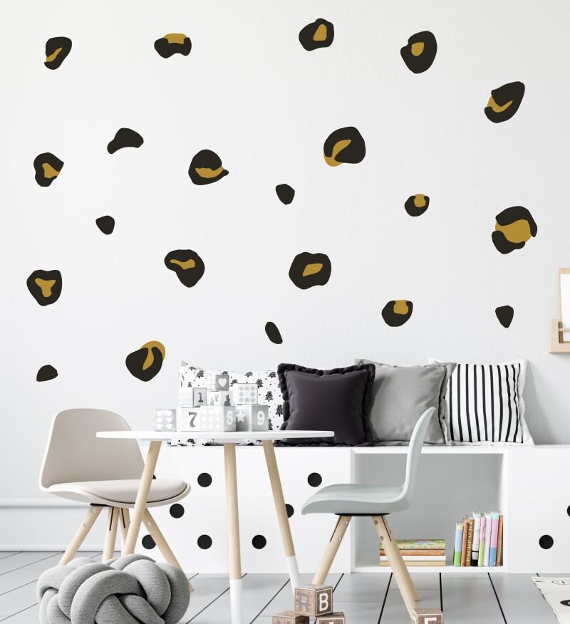 Leopard Spots Wall Decals Large spots Animal print wall Etsy