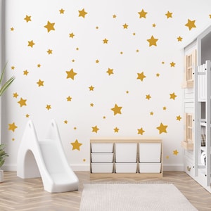 Large Mixed Stars , star wall sticker, Star Sticker, Mixed size Stars