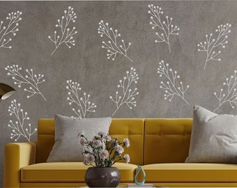 MAY SALES! Leaves wall decor, Living room decor, Office decor, Living room decor, Home decor, Wall Decal, Nursery wall sticker