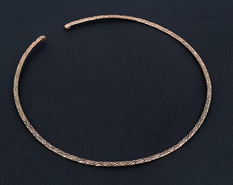 Copper Wire Choker Necklace | Collar Necklace | Adjustable Choker Necklace | Neck Wire |  Copper Wire Necklace Jewelry For Gift