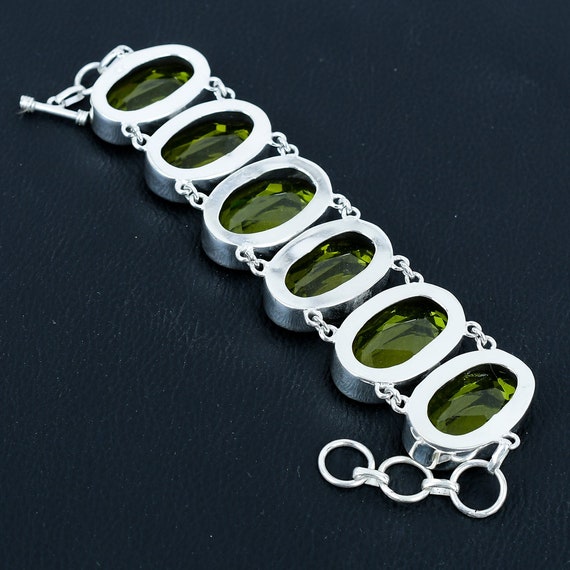 その他 ### Lemon Topaz Gemstone Bracelet | 925 Sterling Silver | Oval