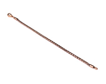 Catena design grano rame puro 100% rame puro catena cavigliera