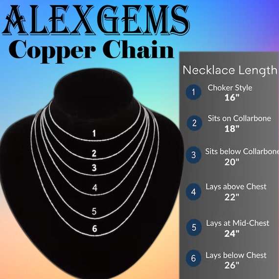 100% Solid Copper Rope Chain Pure Copper Oxidized Rope Chain