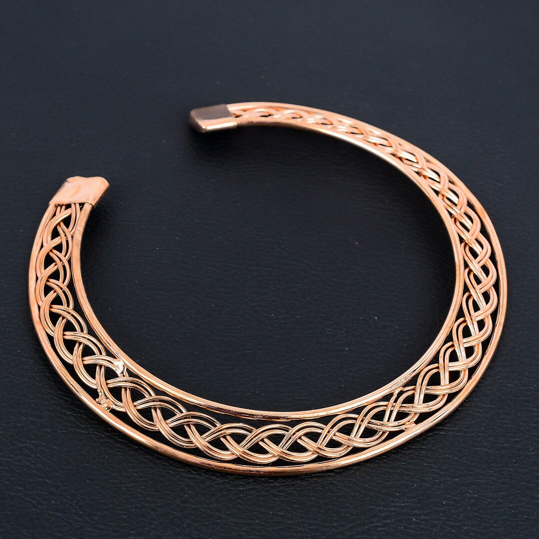 Chocker Wire Pure Copper Choker: Ethnic Wire Design Necklace - Etsy