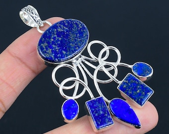 925 Sterling Silver Celtic Knot Wire Gemstone Pendant | Ethnic Wear Jewelry