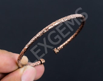 Fred Harvey Era Copper Thunderbird Cuff Bracelet Navajo Arrows